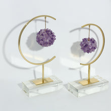 Load image into Gallery viewer, Opal Crystal Decor Amethyst - Set of 2