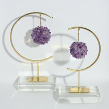 Load image into Gallery viewer, Opal Crystal Decor Amethyst - Set of 2