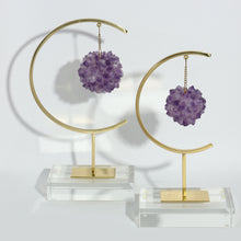 Load image into Gallery viewer, Opal Crystal Decor Amethyst - Set of 2