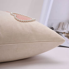 Load image into Gallery viewer, Pink Hearts Cushion Cover