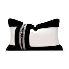 Load image into Gallery viewer, Noir Rectangle Cushion Cover