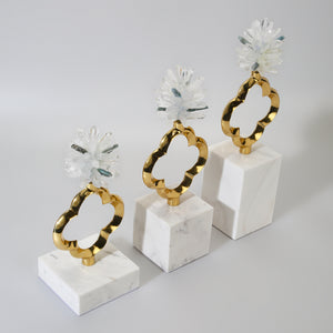 Carnation Sculpture - Set of 3