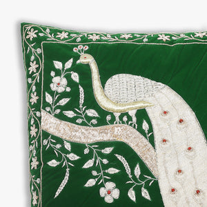 Mor Embroidered Velvet Cushion Cover