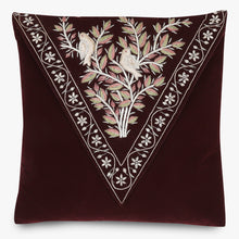 Load image into Gallery viewer, Nazaara Embroidered Velvet Cushion Cover