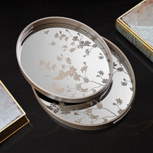 Load image into Gallery viewer, Whispering Willow Tray Set of 2