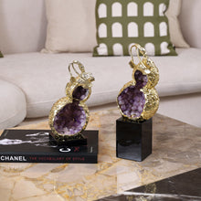 Load image into Gallery viewer, Aurora Amethyst Sculpture - Set of 2