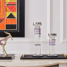 Load image into Gallery viewer, Plum Candle Holders - (Set of 2)