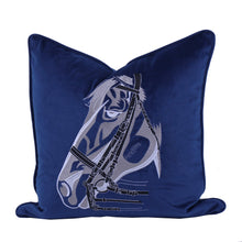 Load image into Gallery viewer, Gallop Cushion Cover - Blue
