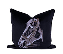 Load image into Gallery viewer, Gallop Cushion Cover - Black