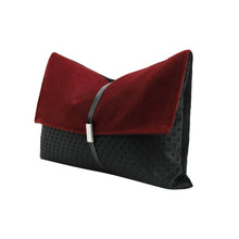 Load image into Gallery viewer, Crimson Rectangle Cushion Cover