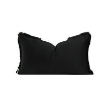Load image into Gallery viewer, Carbon Rectangle Fur Cushion Cover