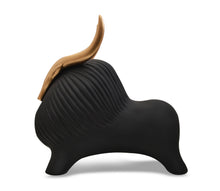 Load image into Gallery viewer, Black Tauro Sculpture