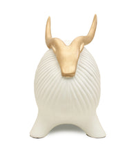 Load image into Gallery viewer, White Tauro Sculpture