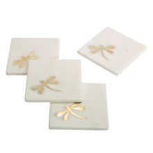 Load image into Gallery viewer, Bumblebee Coasters (Set of 4)
