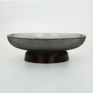 Fubo Fruit Bowl (Short) - Grey & Orange