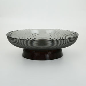 Fubo Fruit Bowl (Short) - Grey & Orange