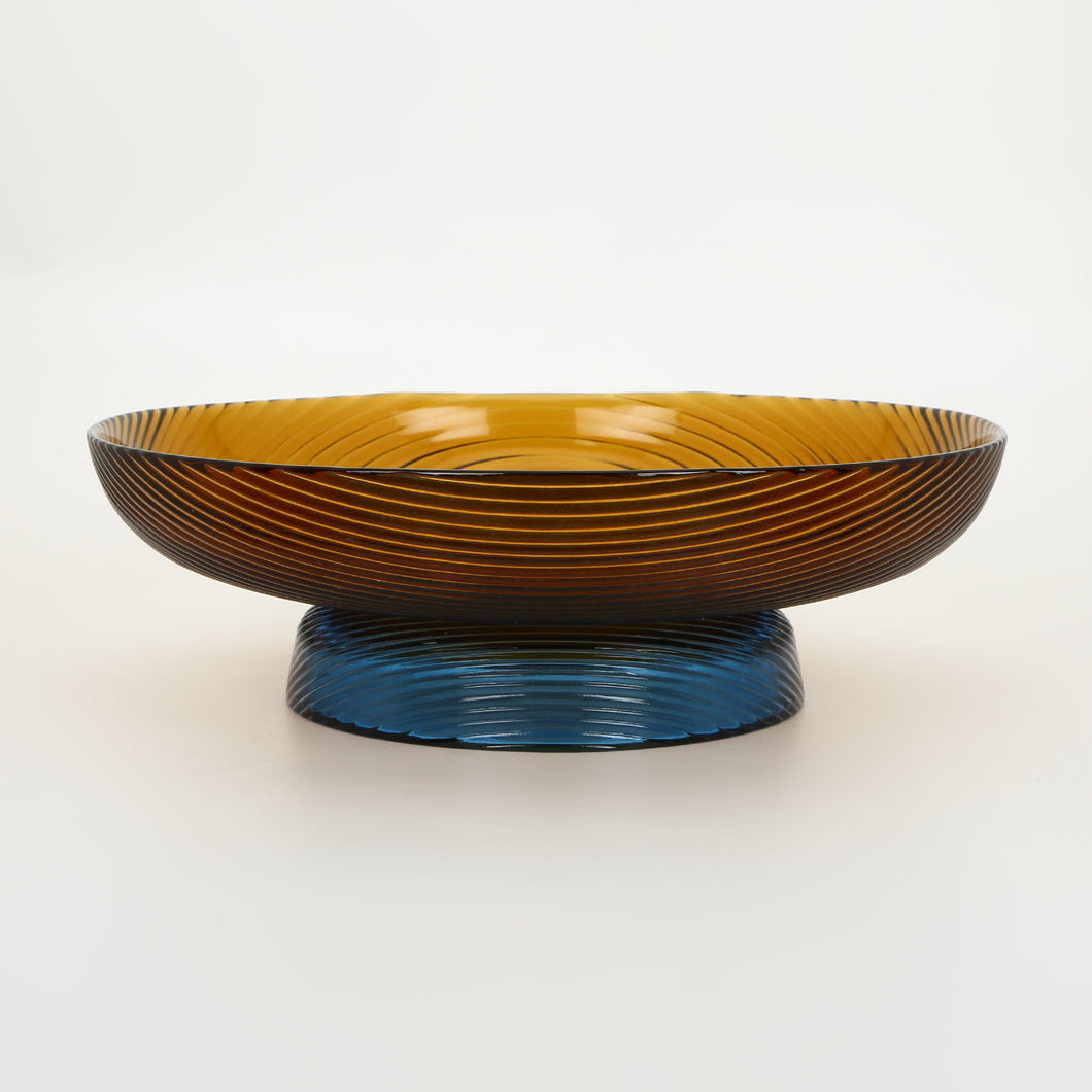 Fubo Fruit Bowl (Short) - Orange & Blue