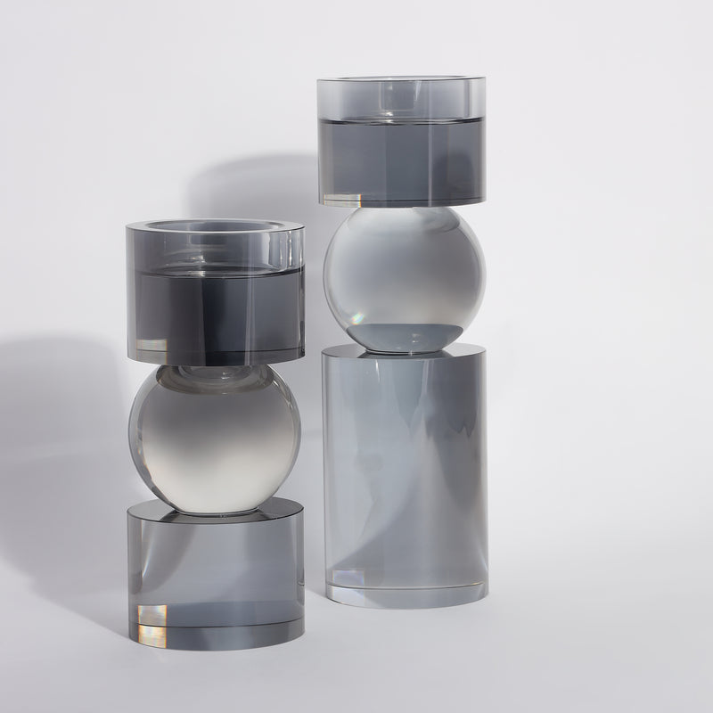Veil Candle Holders - (Set of 2)