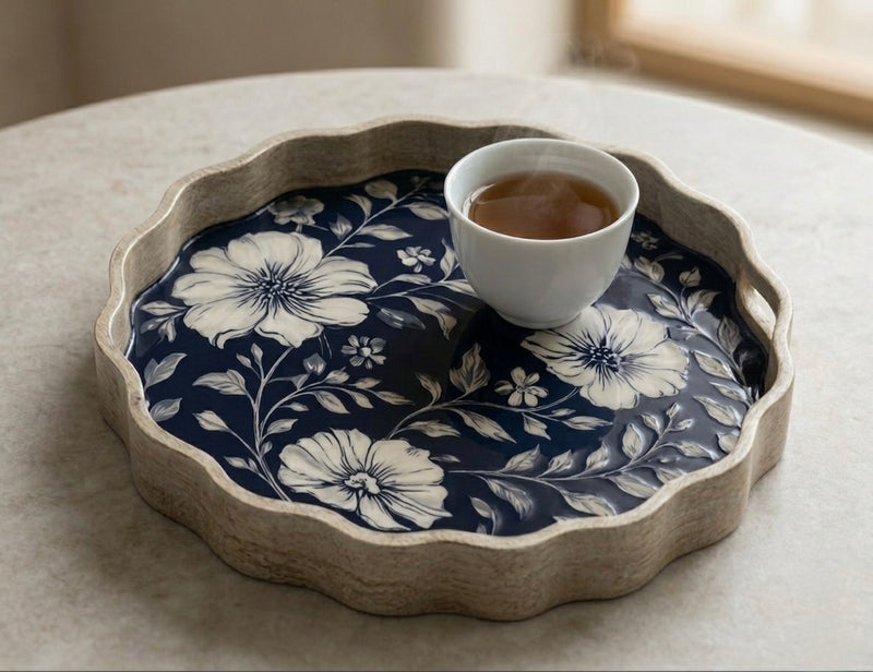 Byzantine Blue Tray - Set of 2