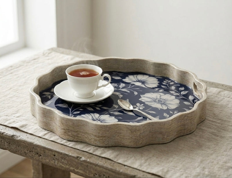 Byzantine Blue Tray - Set of 2