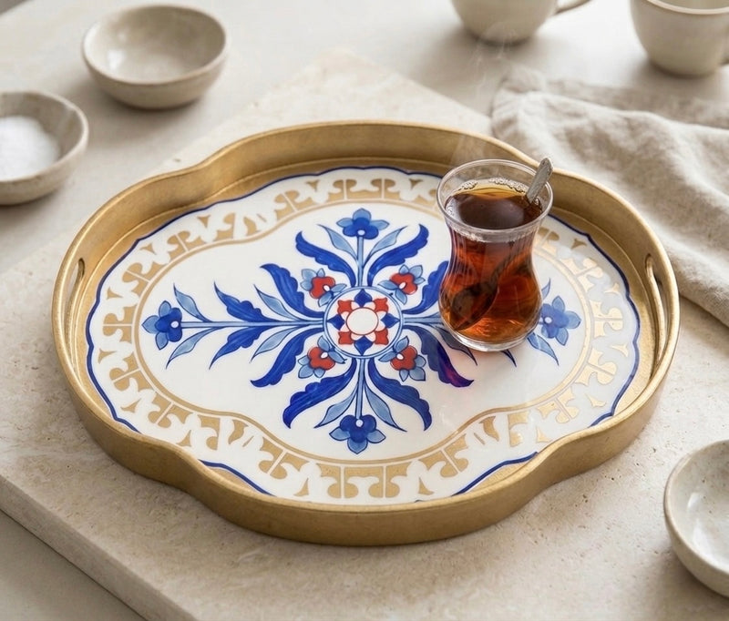 Regal Medallion Tray - Set of 2