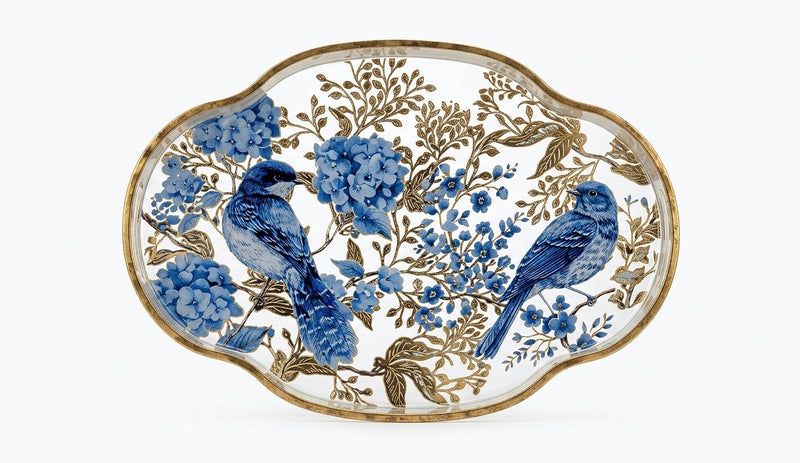 Imperial Bluebird Tray - Set of 2