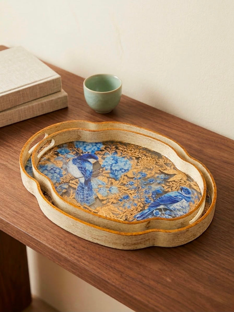 Imperial Bluebird Tray - Set of 2