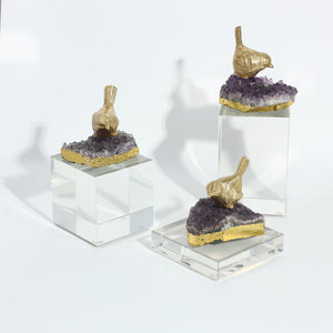 Elysia Amethyst Decor - Set of 3