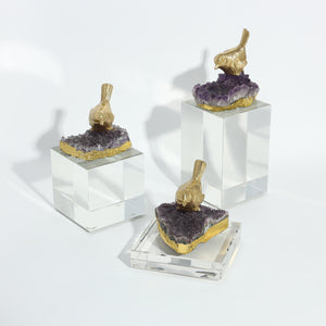 Elysia Amethyst Decor - Set of 3