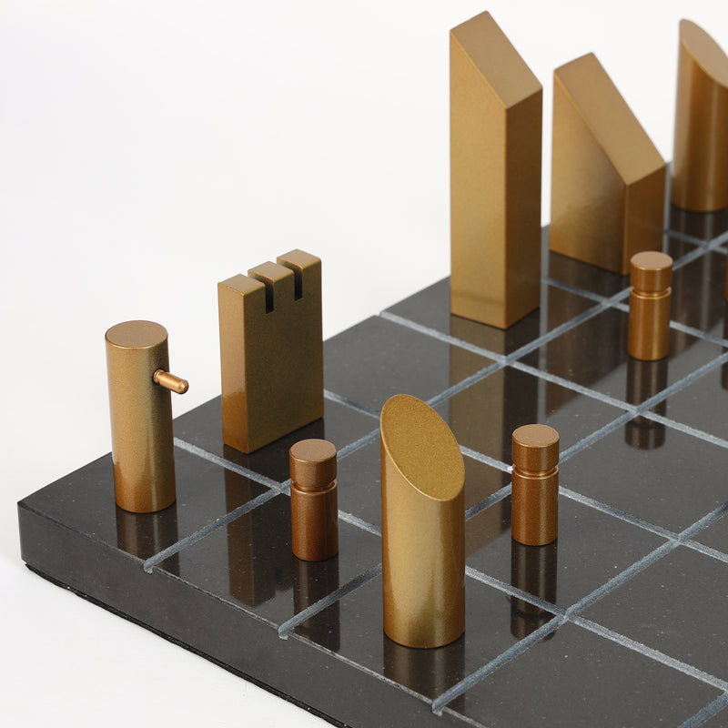 Luxe Marble Chessboard - Black