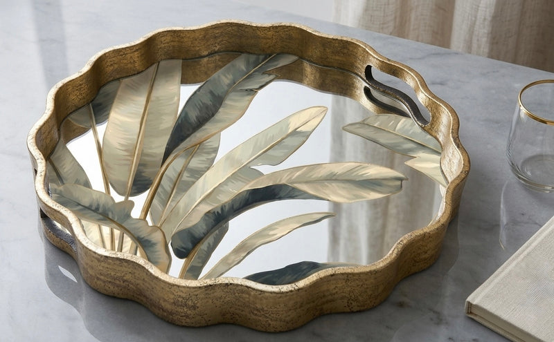 Tropical Whisper Tray - Set of 2