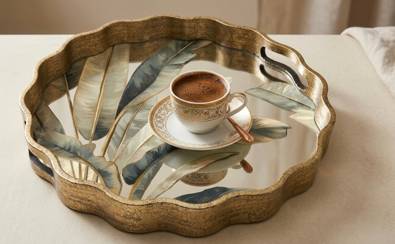 Tropical Whisper Tray - Set of 2