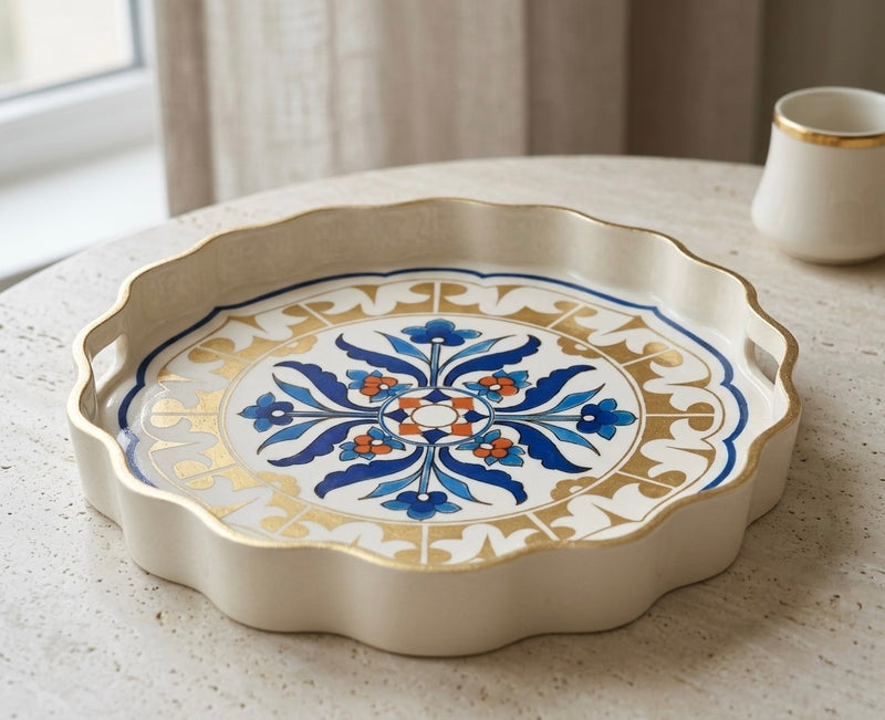 Royal Mosaic Tray - Set of 2