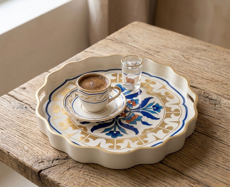 Royal Mosaic Tray - Set of 2