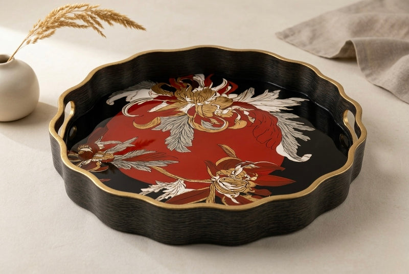Ruby Noir Tray - Set of 2