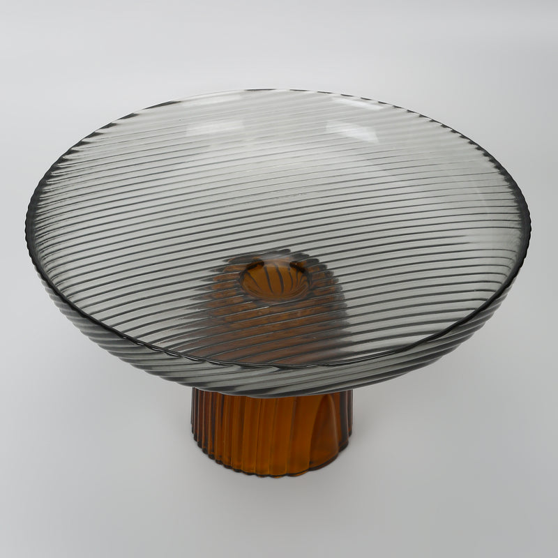 Fubo Fruit Bowl - Grey & Orange