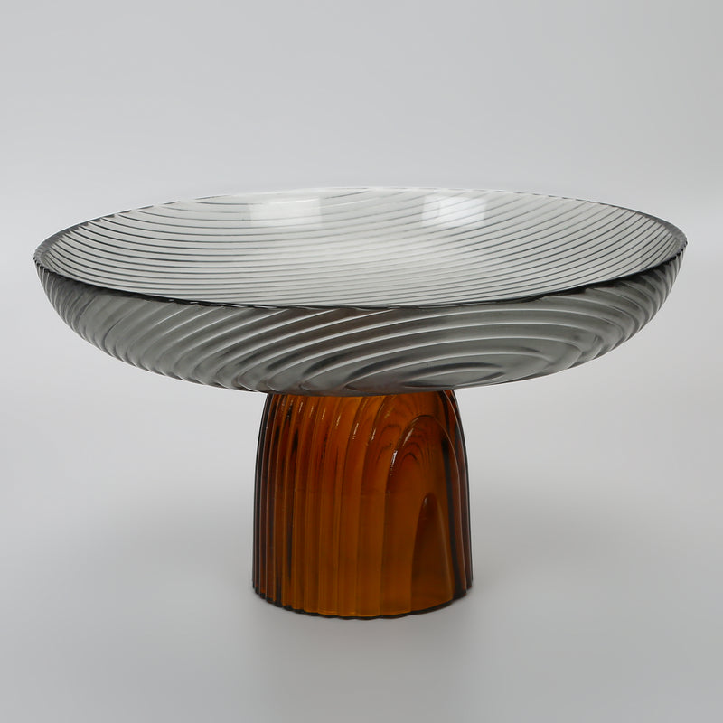 Fubo Fruit Bowl - Grey & Orange