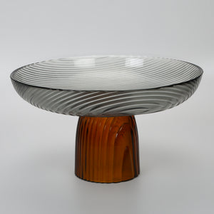 Fubo Fruit Bowl - Grey & Orange