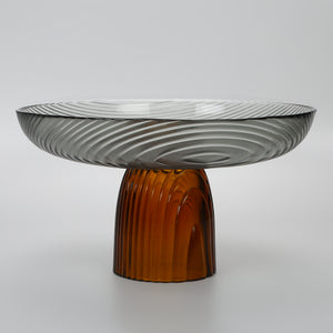 Fubo Fruit Bowl - Grey & Orange