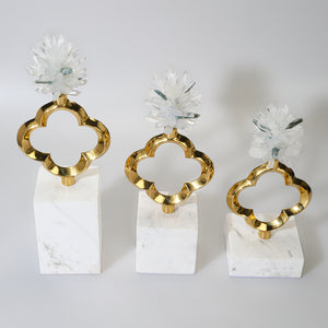 Carnation Sculpture - Set of 3