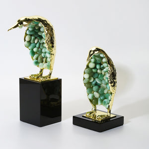 Arctic Dream Sculpture - Green Fluorite