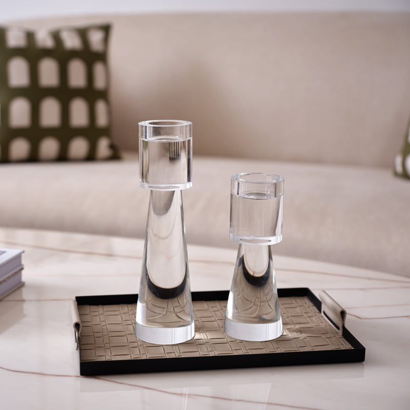 Pristine Candle Holders - (Set of 2)