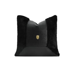 Carbon Fur Cushion Cover