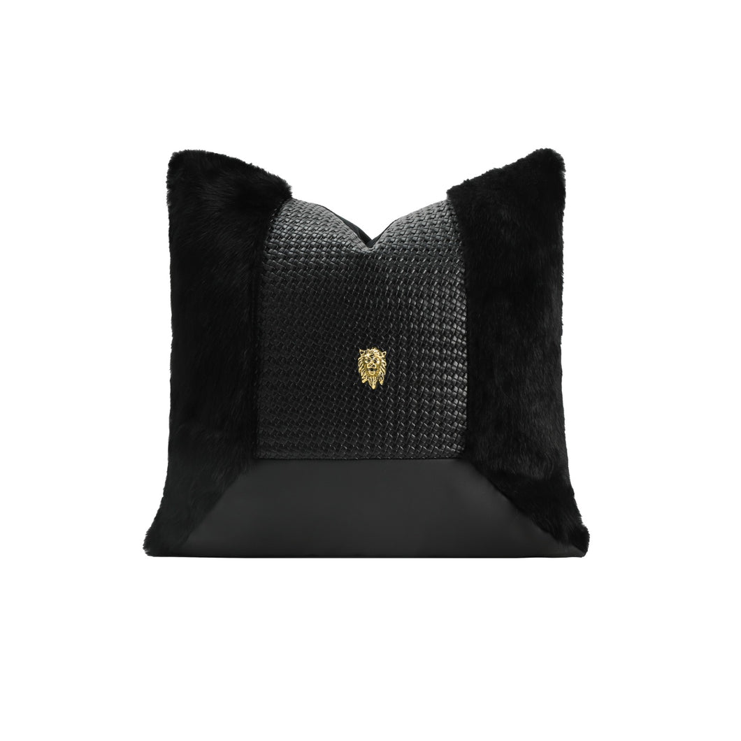 Carbon Fur Cushion Cover