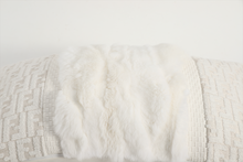 Load image into Gallery viewer, Arctic Fur Rectangle Cushion Cover
