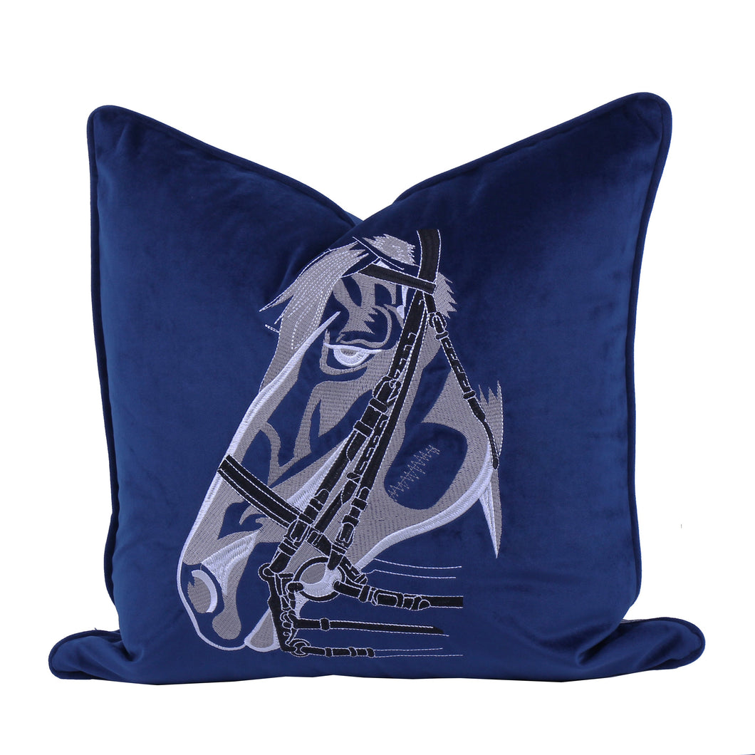 Gallop Cushion Cover - Blue