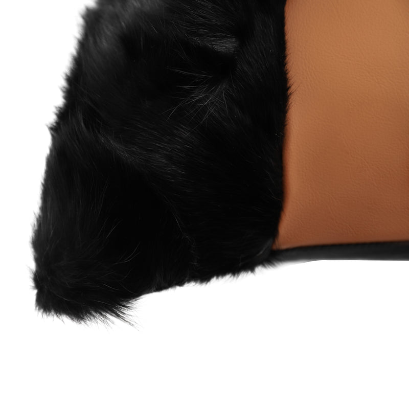 Monarch Fur Cushion Cover