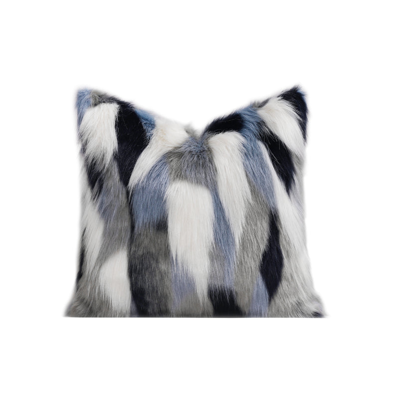 Lapis Faux Fur Cushion Cover