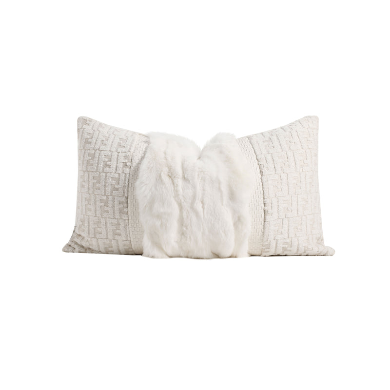 Arctic Fur Rectangle Cushion Cover