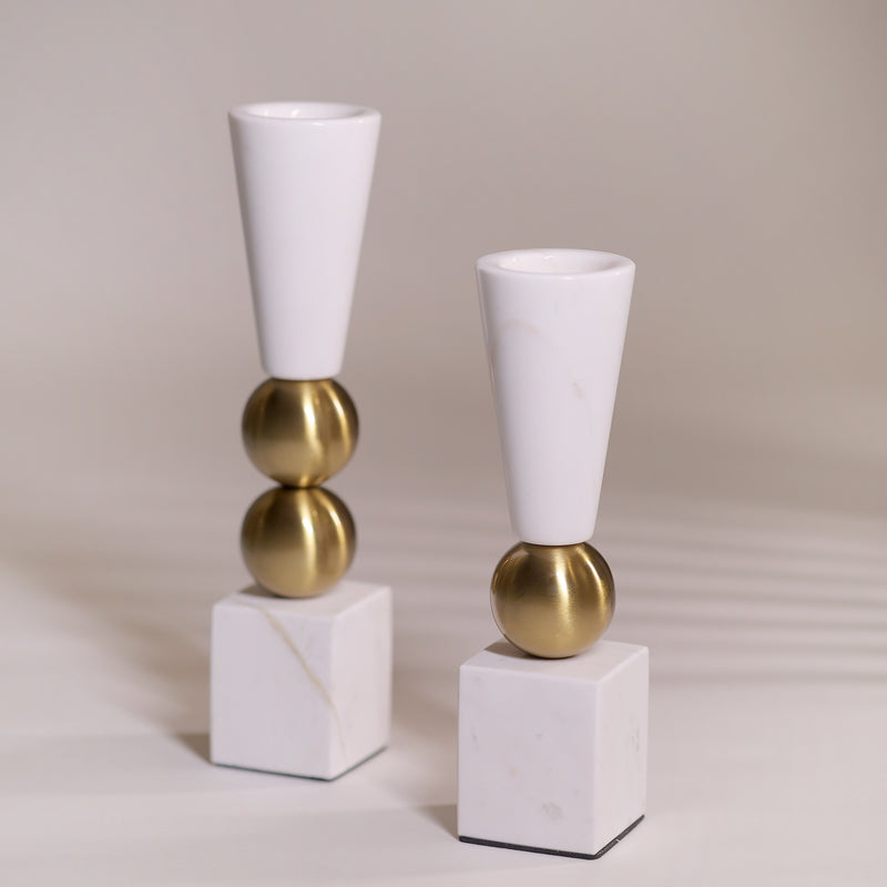 Marmor Candle Holder (Set of 2)